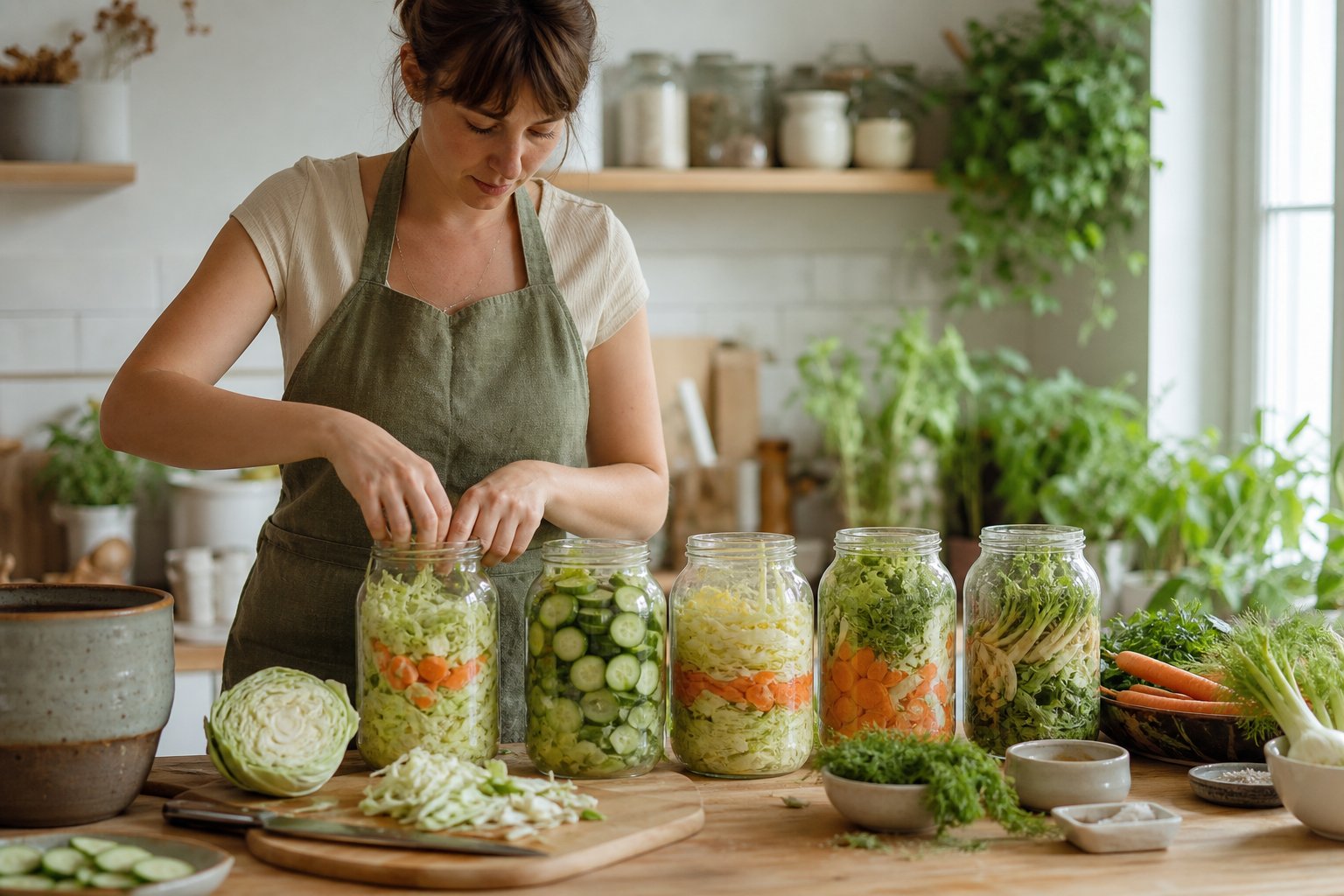 conserves et lacto-fermentations : prolonger la saison toute l'année - illustration dans l'article