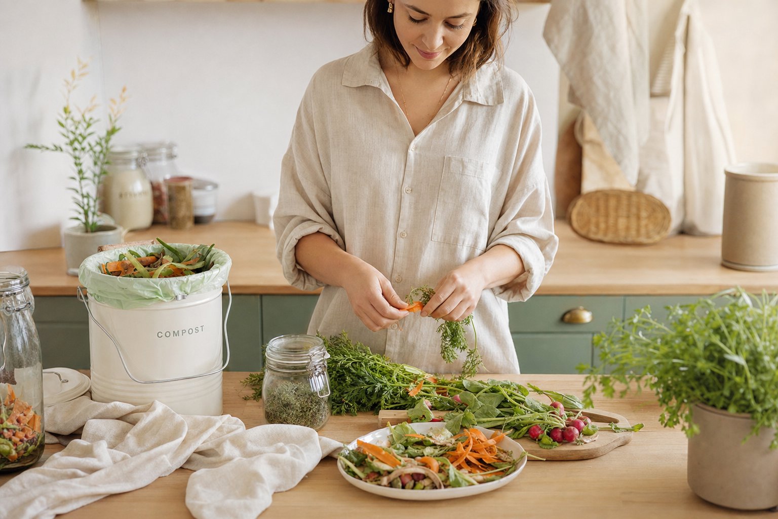 la cuisine anti-gaspi des fanes, épluchures et restes - illustration dans l'article