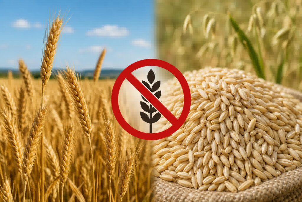Image illustrant le gluten, l'avoine et l'intolérance alimentaire