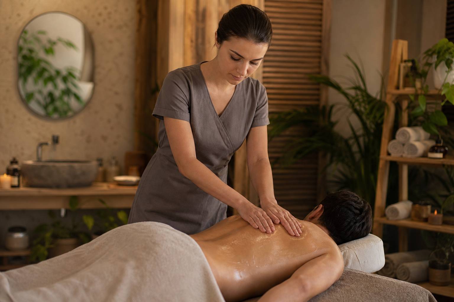 Massage arnica soin professionnel Weleda Pro en cabinet paramédical