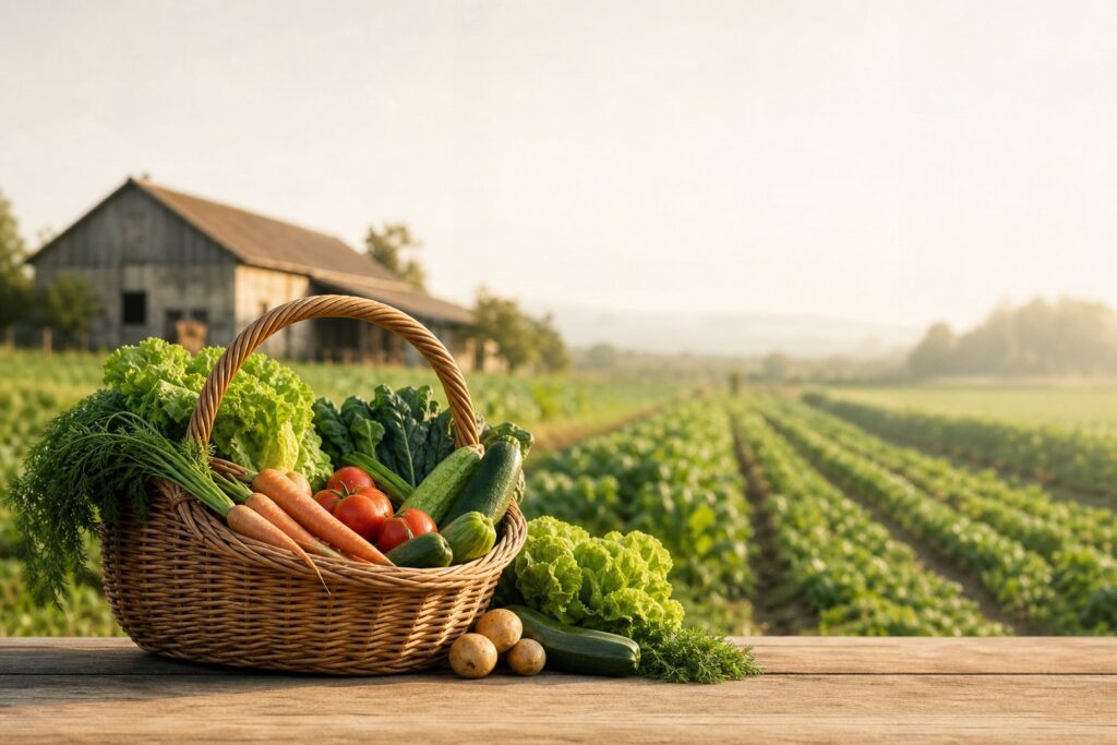 Article sur la vente directe à la ferme : avantages, prix et comment trouver - illustration principale