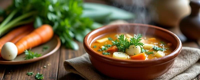Soupe à l'oignon paysanne au pain de campagne